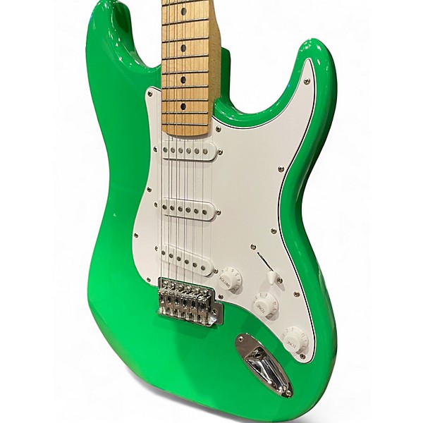 Used Gephardt Ground Series Green Solid Body Electric Guitar