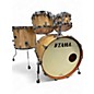 Used TAMA 4 Piece Starclassic Limited Edition Birch Bubinga Natural Drum Kit thumbnail