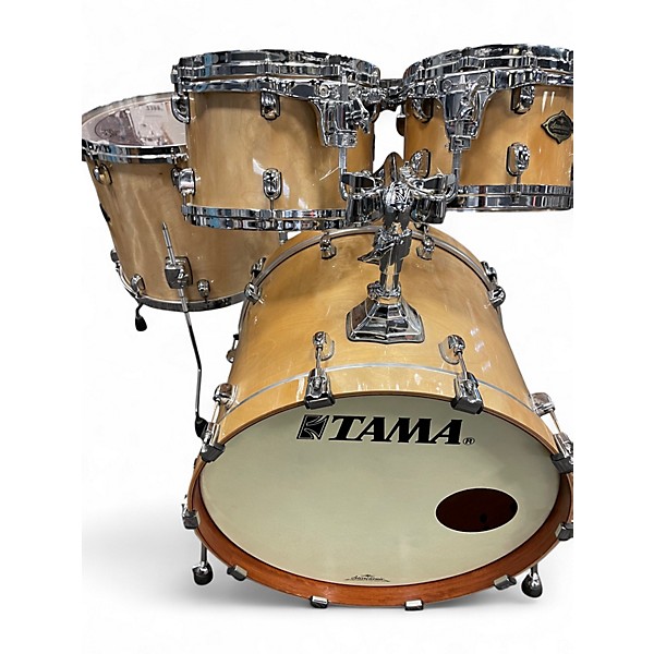 Used TAMA 4 Piece Starclassic Limited Edition Birch Bubinga Natural Drum Kit