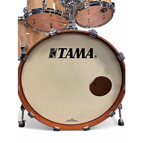 Used TAMA 4 Piece Starclassic Limited Edition Birch Bubinga Natural Drum Kit