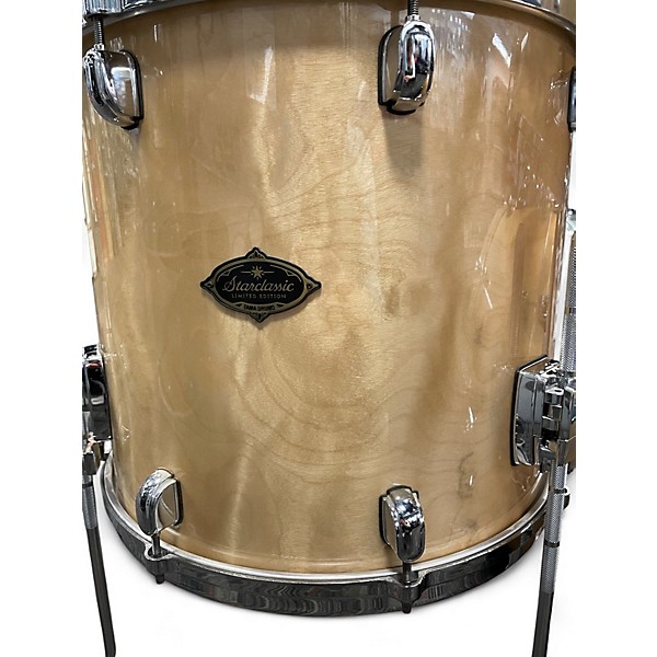 Used TAMA 4 Piece Starclassic Limited Edition Birch Bubinga Natural Drum Kit