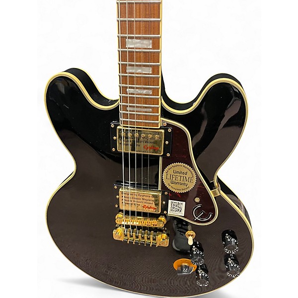 Used Epiphone BB King Lucille Black Hollow Body Electric Guitar