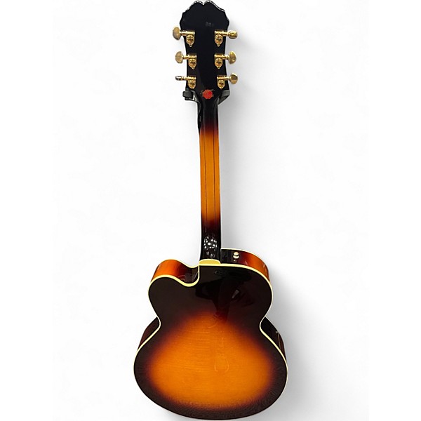 Used Epiphone Elitist Broadway 3 Color Sunburst Hollow Body Electric Guitar
