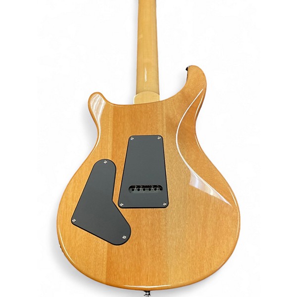 Used PRS SE Custom 24 burled ash with black filler Solid Body Electric Guitar