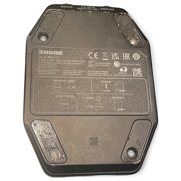 Used Shure GLX-D6+ Instrument Wireless System