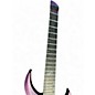 Used Legator Ghost 7 Multi Scale Super Shred Series Flamed Maple Purple Solid Body Electric Guitar
