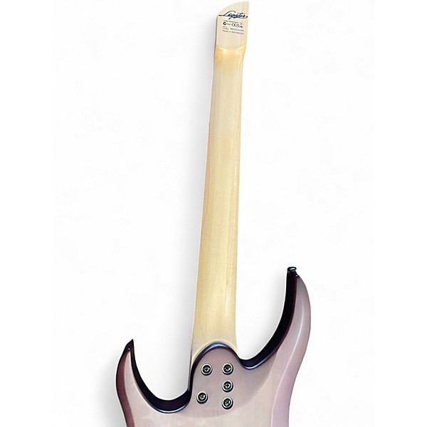 Used Legator Ghost 7 Multi Scale Super Shred Series Flamed Maple Purple Solid Body Electric Guitar