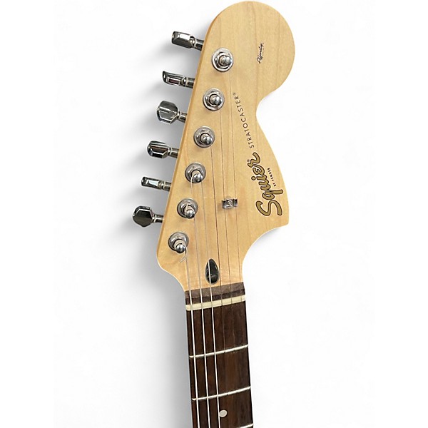 Used Squier Affinity Stratocaster Surf Green Solid Body Electric Guitar