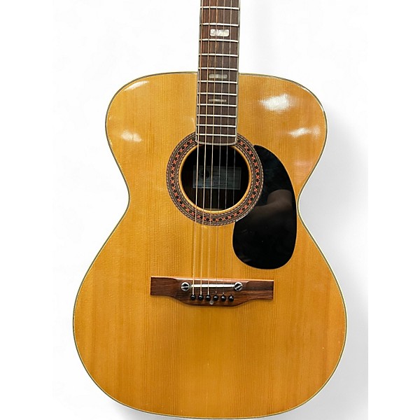 Used Epiphone Blue Label Style 6832 Natural Acoustic Guitar