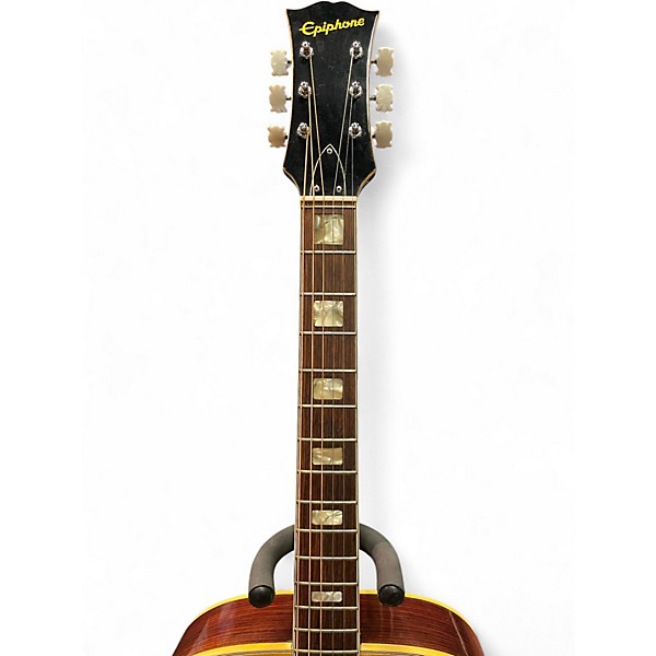 Used Epiphone Blue Label Style 6832 Natural Acoustic Guitar