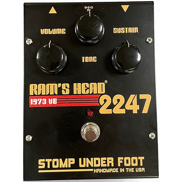 Used Stomped Under Foot RAMS HEAD Effect Pedal
