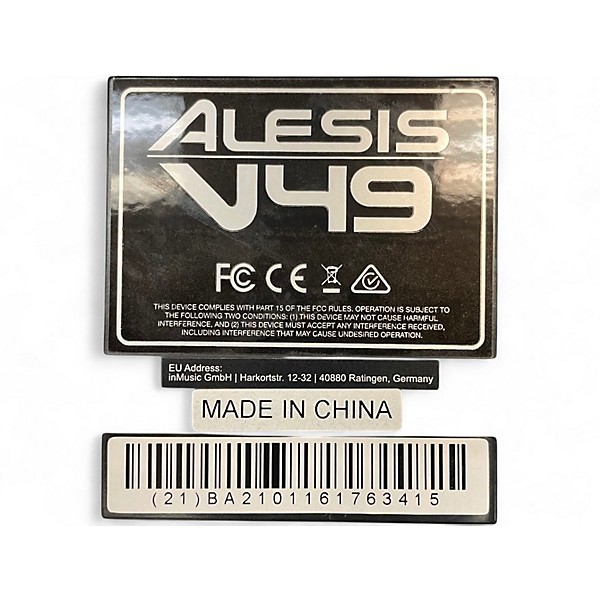 Used Alesis V49 49-Key MIDI Controller