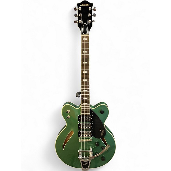 Used Gretsch Guitars g627T Emerald Green Hollow Body Electric Guitar
