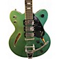 Used Gretsch Guitars g627T Emerald Green Hollow Body Electric Guitar