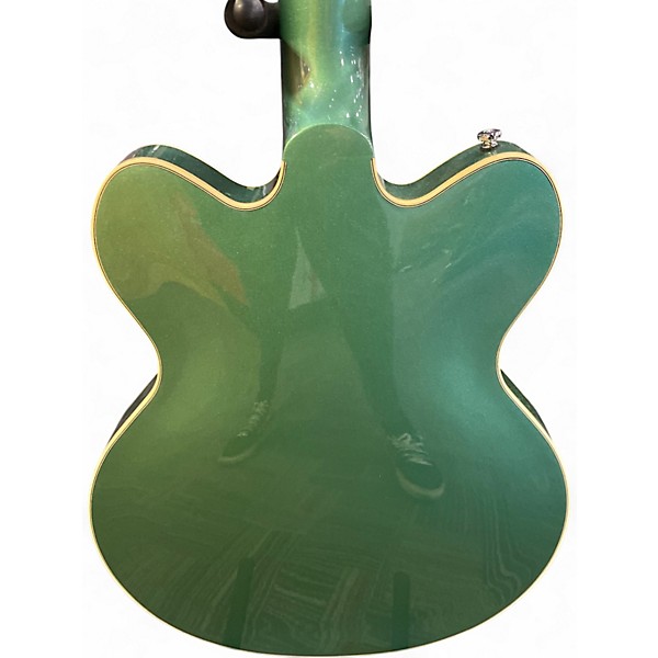 Used Gretsch Guitars g627T Emerald Green Hollow Body Electric Guitar