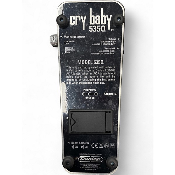 Used Dunlop 535Q Cry Baby Multi-Wah Effect Pedal