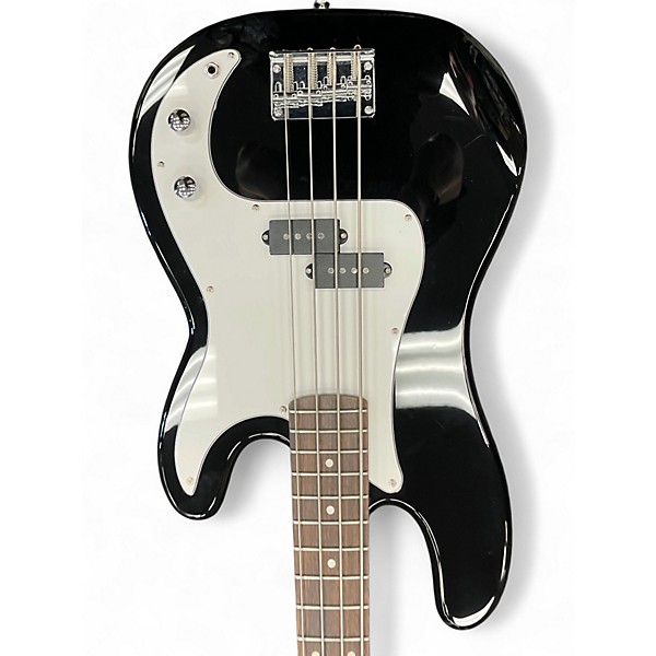 Used Donner standard series bass Black Electric Bass Guitar