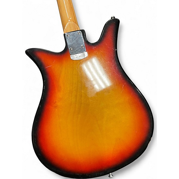 Used Teisco E110 2 Tone Sunburst Solid Body Electric Guitar