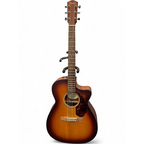 Used Fender CC60SCE Tobacco Burst Acoustic Electric Guitar