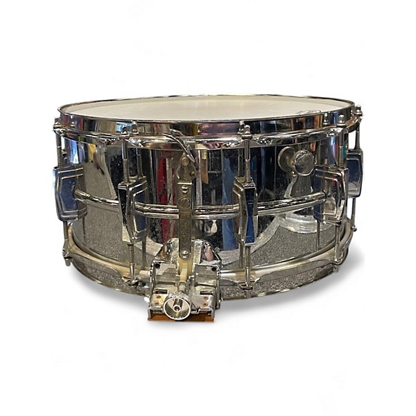 Used Ludwig 14in Snare LM 411 Silver Drum