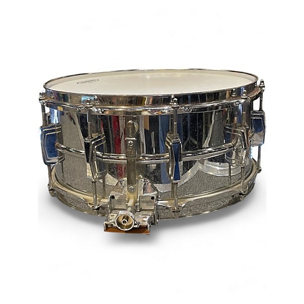 Used Ludwig 14in Snare LM 411 Silver Drum