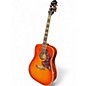Used Epiphone Hummingbird Pro cherry burst Acoustic Electric Guitar