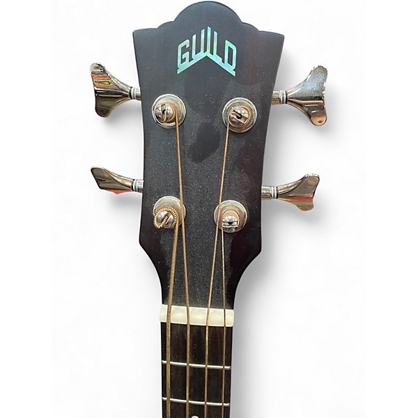 Used 2020s Guild Jumbo Junior Bass Natural Acoustic Bass Guitar