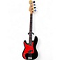 Used Fender American Standard Precision Bass Left Handed BLACK Electric Bass Guitar thumbnail