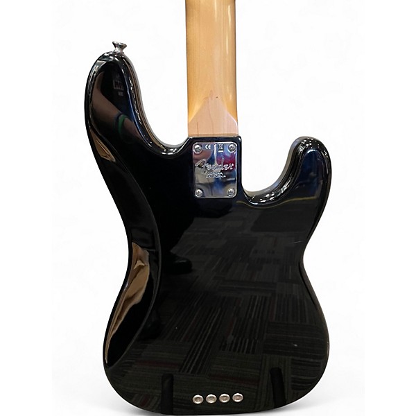Used Fender American Standard Precision Bass Left Handed BLACK Electric Bass Guitar
