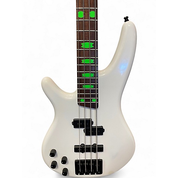 Used Ibanez SR400 WHITE Electric Bass Guitar