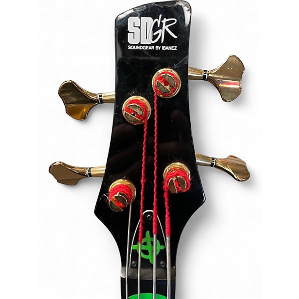 Used Ibanez SR400 Black Electric Bass Guitar