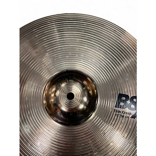 Used SABIAN 15in B8X THIN CRASH Cymbal