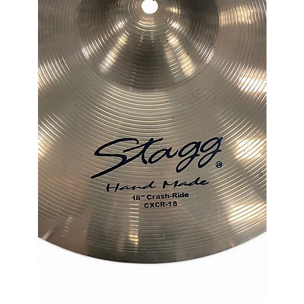 Used Stagg 18in CX CRASH RIDE Cymbal