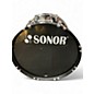 Used SONOR 4 Piece FORCE 507 Black Drum Kit