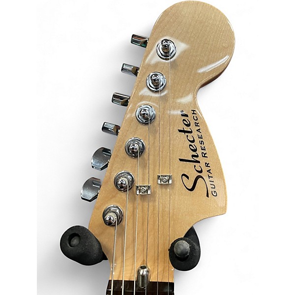 Used 1980s Schecter Guitar Research PS-ST-SC Cream Solid Body Electric Guitar