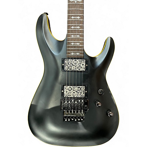 Used 2020s Schecter Guitar Research Demon 6 Black Solid Body Electric Guitar