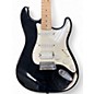 Used 2003 Fender Standard Stratocaster HSS Black Solid Body Electric Guitar