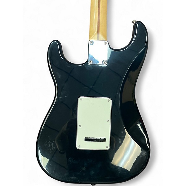 Used 2003 Fender Standard Stratocaster HSS Black Solid Body Electric Guitar