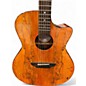 Used Luna GYPE SPALT GC Natural Acoustic Electric Guitar