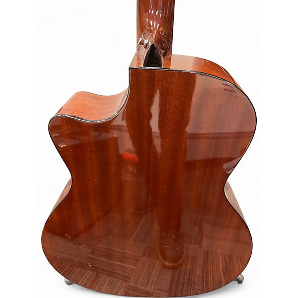Used Luna GYPE SPALT GC Natural Acoustic Electric Guitar