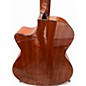 Used Luna GYPE SPALT GC Natural Acoustic Electric Guitar