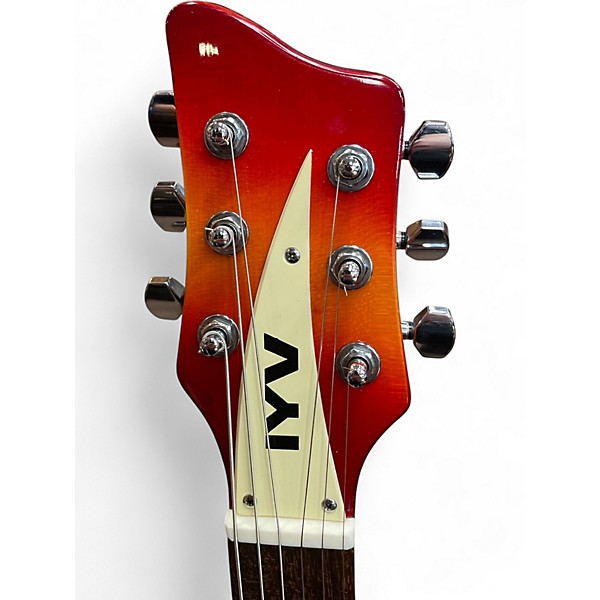 Used Iyv RICKENBACKER COPY FIRE GLOW Hollow Body Electric Guitar