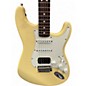 Used Fender California SeriesHSS Stratocaster Olympic White Solid Body Electric Guitar