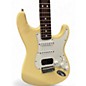 Used Fender California SeriesHSS Stratocaster Olympic White Solid Body Electric Guitar