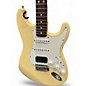 Used Fender California SeriesHSS Stratocaster Olympic White Solid Body Electric Guitar
