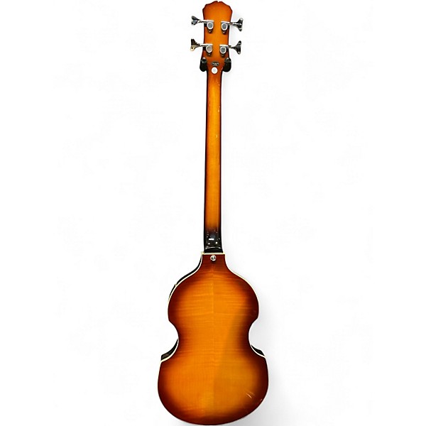 Used 2021 Epiphone Viola 3 Tone Sunburst Electric Bass Guitar
