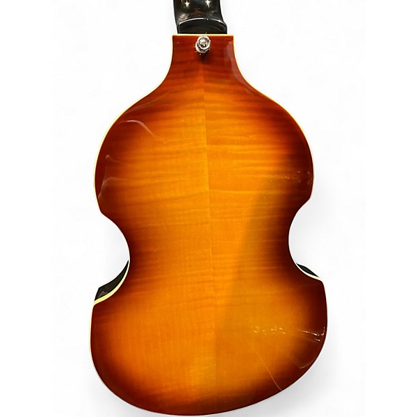 Used 2021 Epiphone Viola 3 Tone Sunburst Electric Bass Guitar