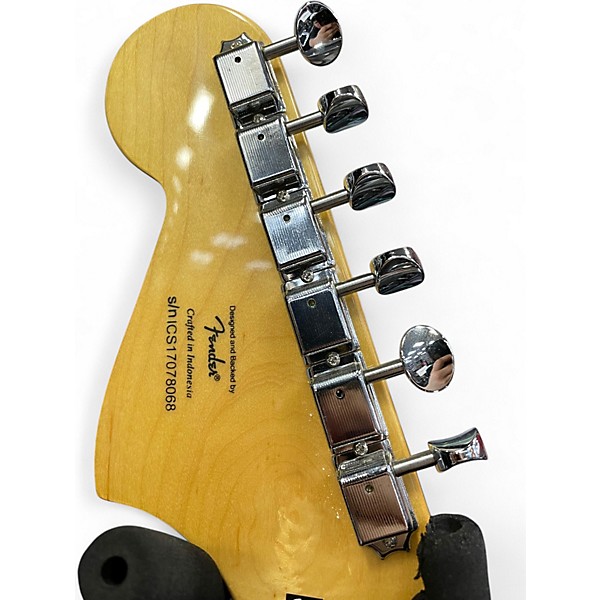 Used Squier Vintage Modified Bass VI Caramel Burst Electric Bass Guitar