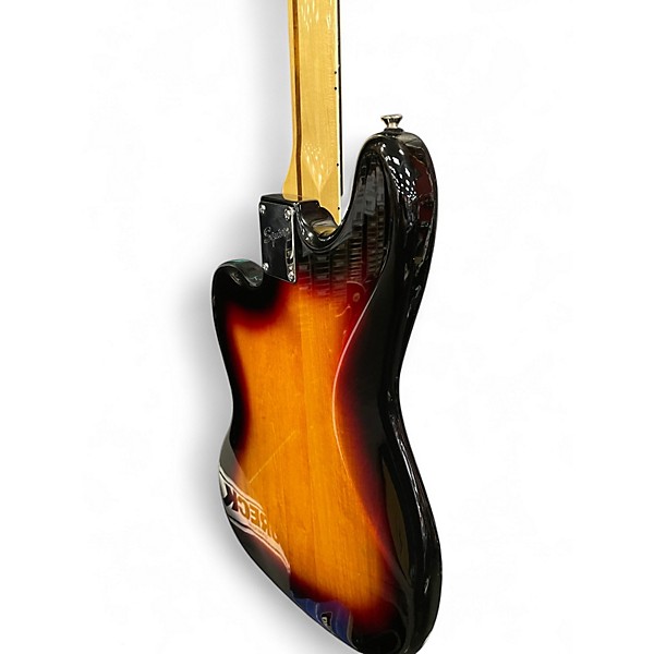 Used Squier Vintage Modified Bass VI Caramel Burst Electric Bass Guitar