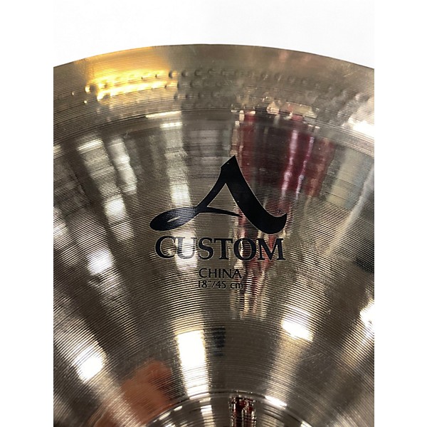 Used Zildjian 18in A Custom China Cymbal